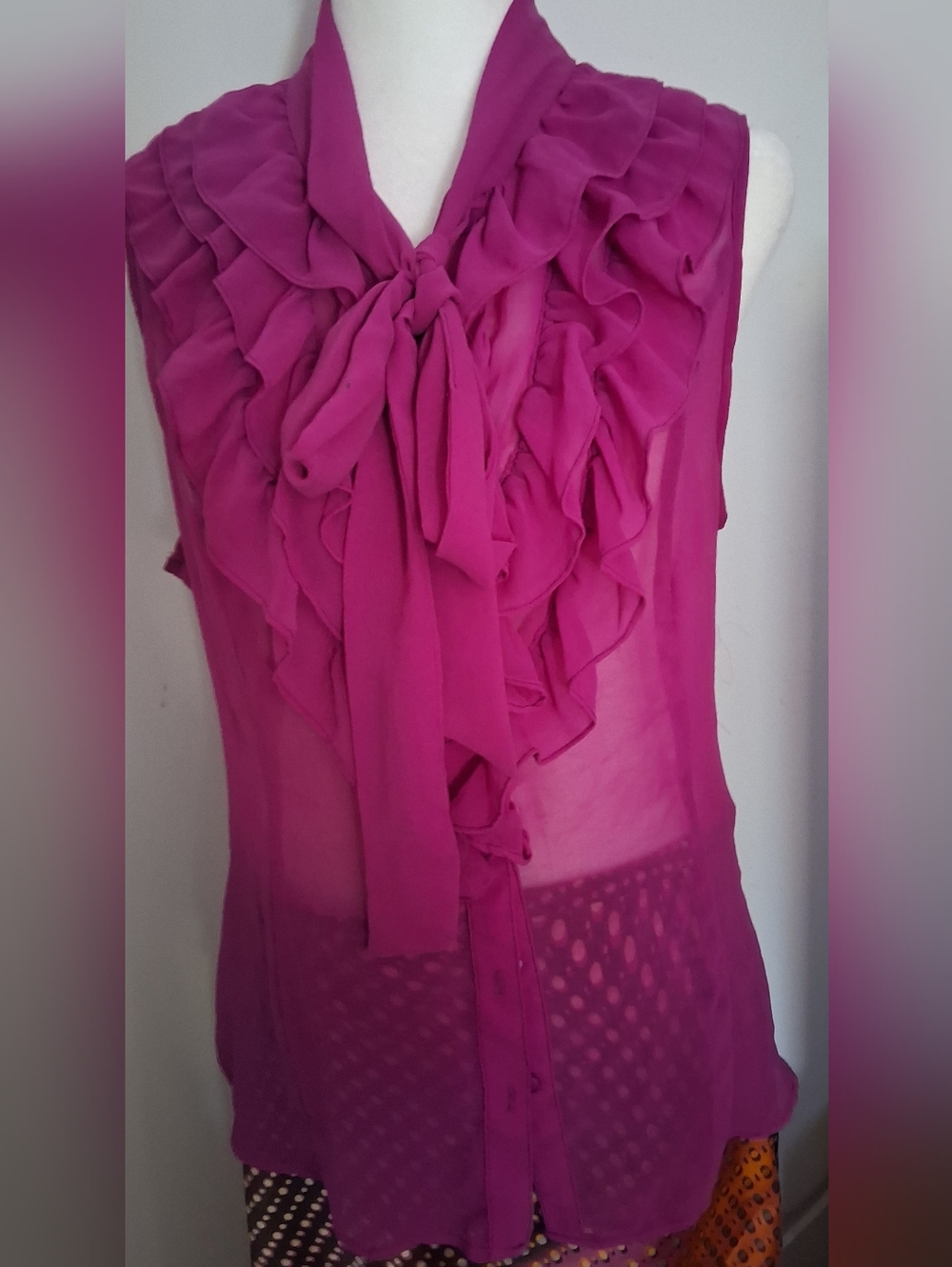 Cute Set: ZARA Printed Satin Skirt and F 21 Blouse Sz 6 /M 18 $